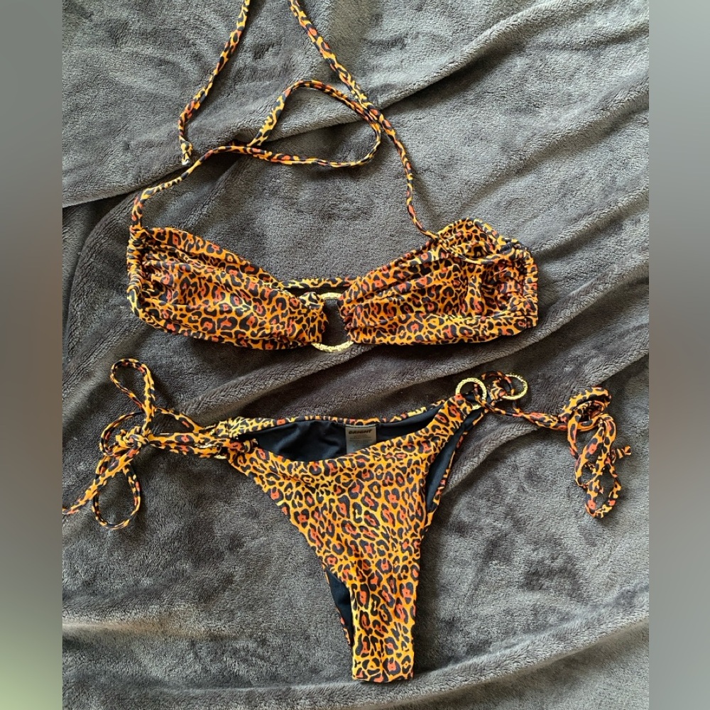 Leopard Print Bikini Set - image 1